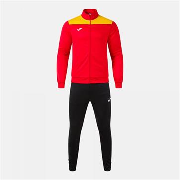 Joma Phoenix II Full Zip Tracksuit - Red/Yellow
