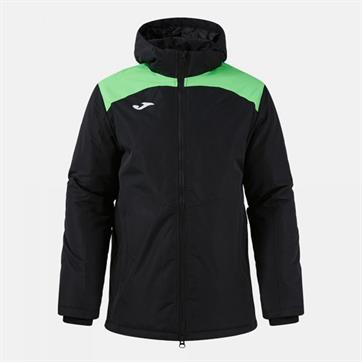 Joma Trivor II Bench Rain Jacket - Black/Green