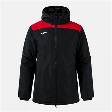 Joma Trivor II Bench Rain Jacket - Black/Red