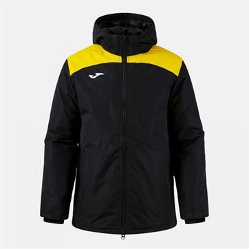 Joma Trivor II Bench Rain Jacket - Black/Yellow