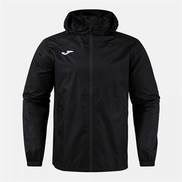Joma Trivor II Mesh Lined Rain Jacket - Black