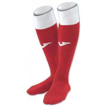 Joma Calcio 24 Football Socks (Pack of 4) - Red/White