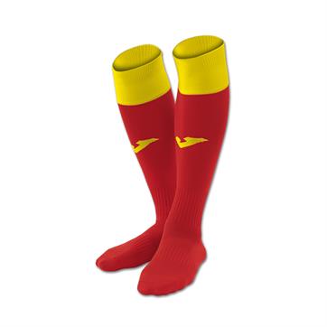 Joma Calcio 24 Football Socks (Pack of 4) - Red/Yellow