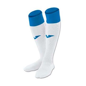 Joma Calcio 24 Football Socks (Pack of 4) - White/Royal