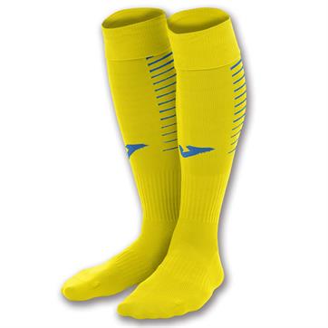 Joma Premier Football Socks (Pack of 4) - Yellow/Royal
