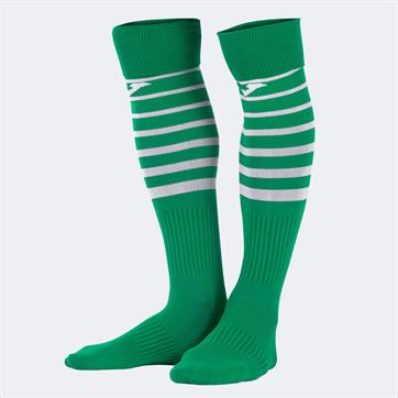 Joma Premier II Football Socks (Pack of 4) - Green/White