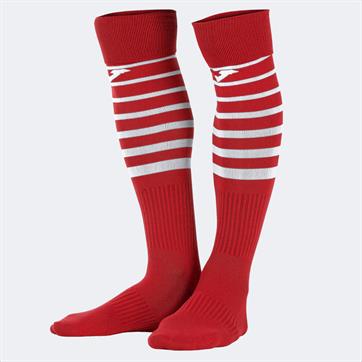 Joma Premier II Football Socks (Pack of 4) - Red/White