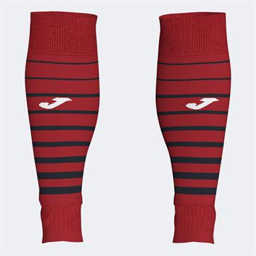 Joma Premier II Leg Football Socks (Pack of 4) - Red/Black