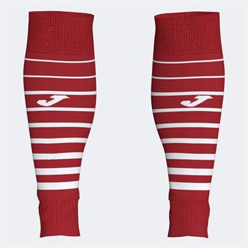 Joma Premier II Leg Football Socks (Pack of 4) - Red/White