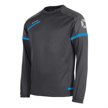 Stanno Prestige Top Roundneck Sweatshirt - Dark Grey / Blue