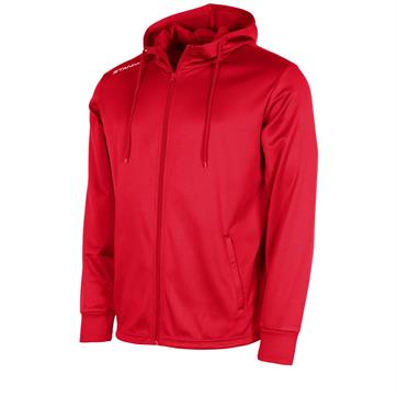 Stanno Field Full Zip Hooded Jacket - Red
