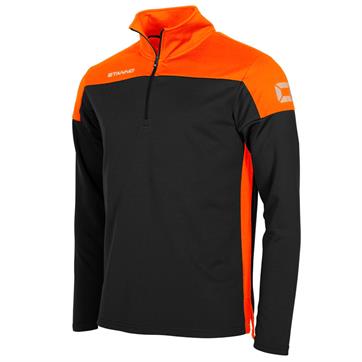 Stanno Pride Half Zip Top - Black/Orange