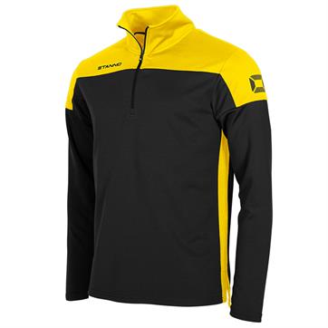 Stanno Pride Half Zip Top - Black/Yellow