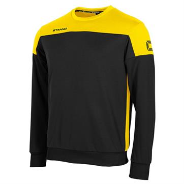 Stanno Pride Roundneck Sweatshirt - Black/Yellow