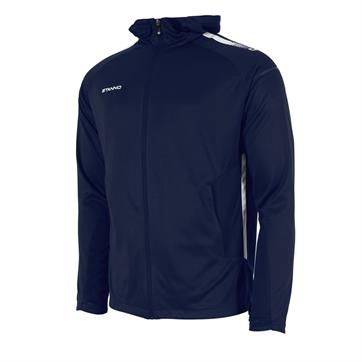 Stanno First Full Zip Hooded Top - Navy/White