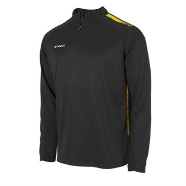 Stanno First Half Zip Top - Black/Yellow