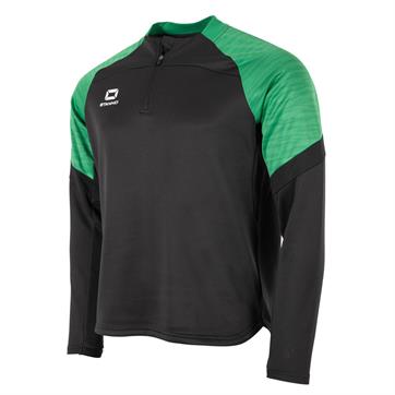 Stanno Bolt Half Zip Top - Black/Green