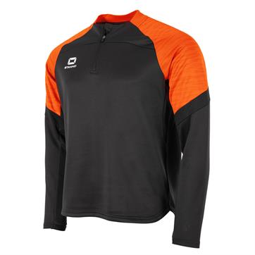 Stanno Bolt Half Zip Top - Black/Orange