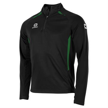 Stanno Stadio Half Zip Top - Black/Green