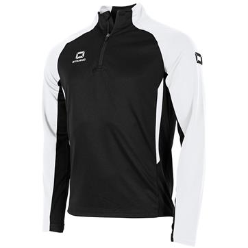 Stanno Stadio Half Zip Top - Black/White