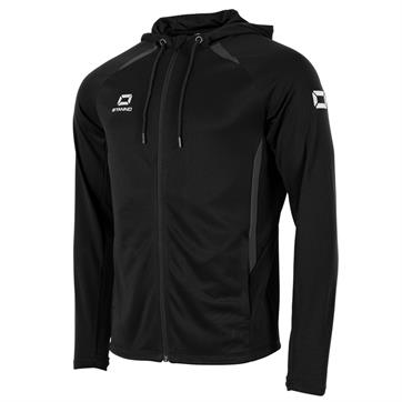 Stanno Stadio Hooded Full Zip Jacket - Black/Anthracite