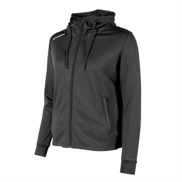 Stanno Field Ladies Full Zip Hoodie - Black