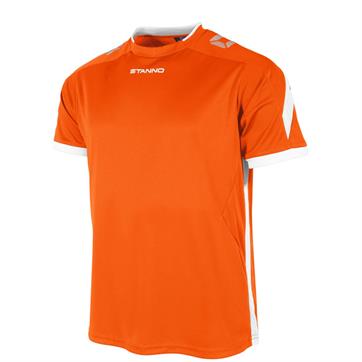 Stanno Drive Football Shirt (Short Sleeve) - Orange/White