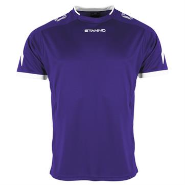 Stanno Drive Football Shirt (Short Sleeve) - Purple/White