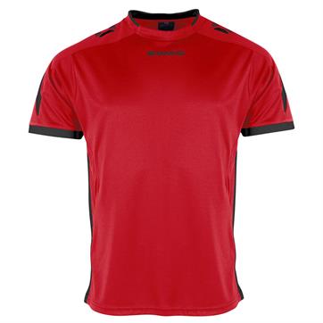 Stanno Drive Football Shirt (Short Sleeve) - Red/Black