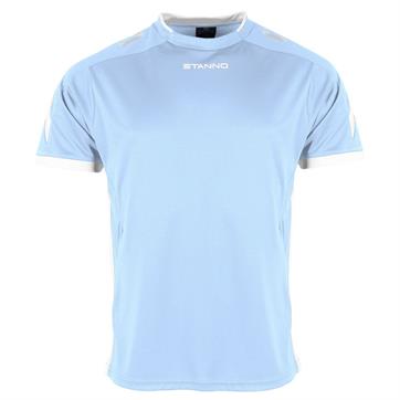 Stanno Drive Football Shirt (Short Sleeve) - Sky Blue/White