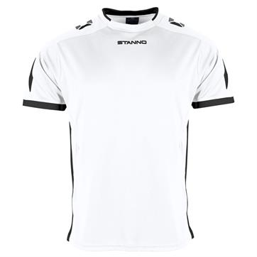 Stanno Drive Football Shirt (Short Sleeve) - White/Black