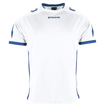 Stanno Drive Football Shirt (Short Sleeve) - White/Royal
