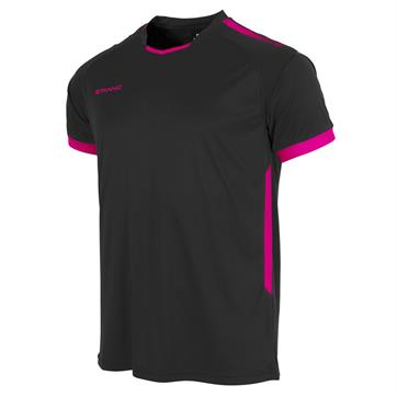 Stanno First Short Sleeve Shirt - Black/Pink