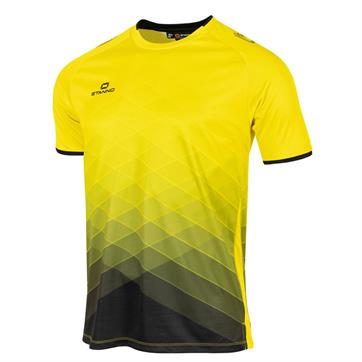 Stanno Altius Short Sleeve Shirt - Yellow/Black
