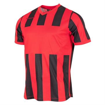 Stanno Aspire Short Sleeve Shirt - Red/Black