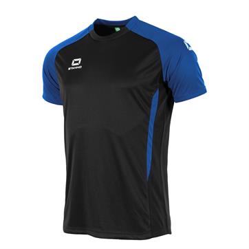 Stanno Stadio Short Sleeve Shirt - Black/Royal