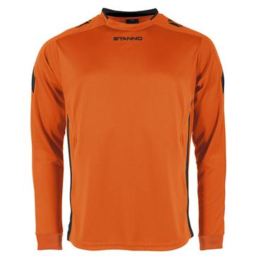 Stanno Drive Football Shirt (Long Sleeve) - Orange/Black