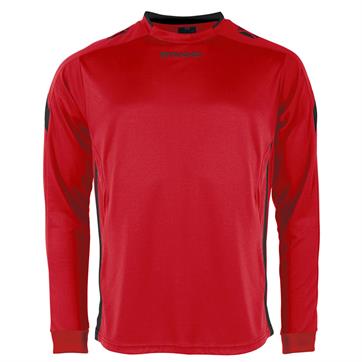 Stanno Drive Football Shirt (Long Sleeve) - Red/Black