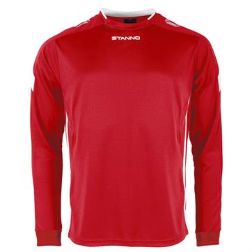 Stanno Drive Football Shirt (Long Sleeve) - Red/White