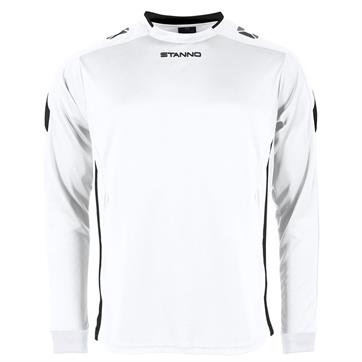 Stanno Drive Football Shirt (Long Sleeve) - White/Black