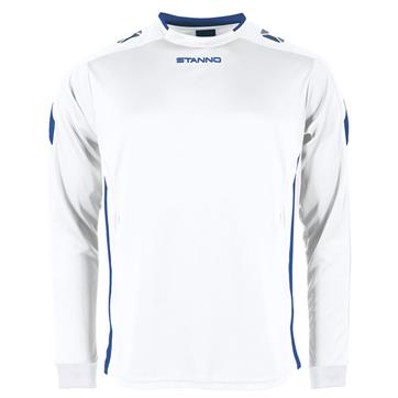 Stanno Drive Football Shirt (Long Sleeve) - White/Royal