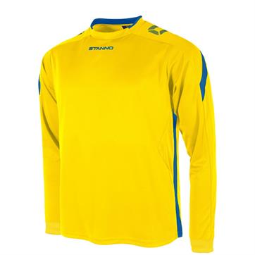 Stanno Drive Football Shirt (Long Sleeve) - Yellow/Royal