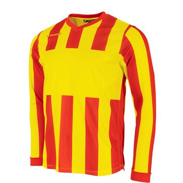 Stanno Aspire Long Sleeve Shirt - Red/Yellow