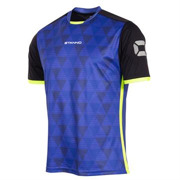 Stanno Pulse Football Shirt (Short Sleeve) **DISCONTINUED** - Blue/Neon Yellow/Black