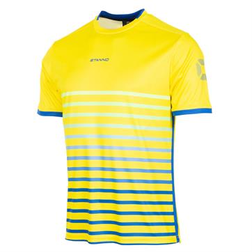 Stanno Fusion Short Sleeve Shirt - Yellow/Royal