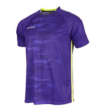 Stanno Holi II Short Sleeve Shirt - Purple/White