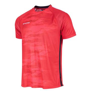 Stanno Holi II Short Sleeve Shirt - Red/White/Black
