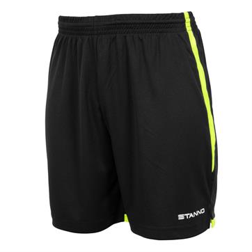 Stanno Focus Shorts - Black/Neon Yellow