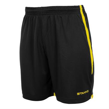 Stanno Focus Shorts - Black/Yellow