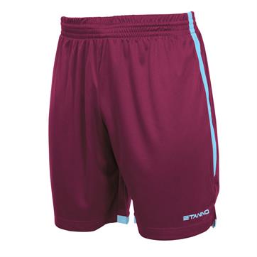 Stanno Focus II Shorts - Maroon/Sky